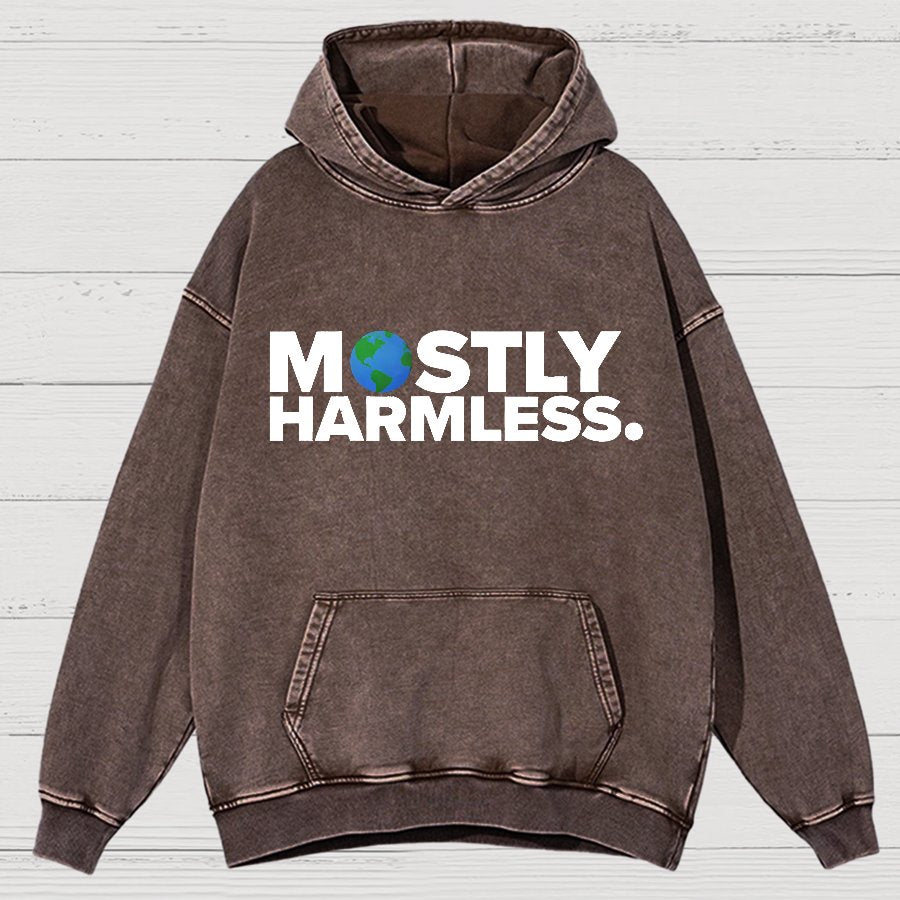 Mostly Harmless Vintage Distressed Hoodie