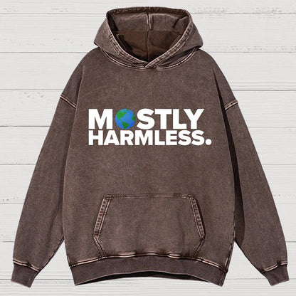 Mostly Harmless Vintage Distressed Hoodie