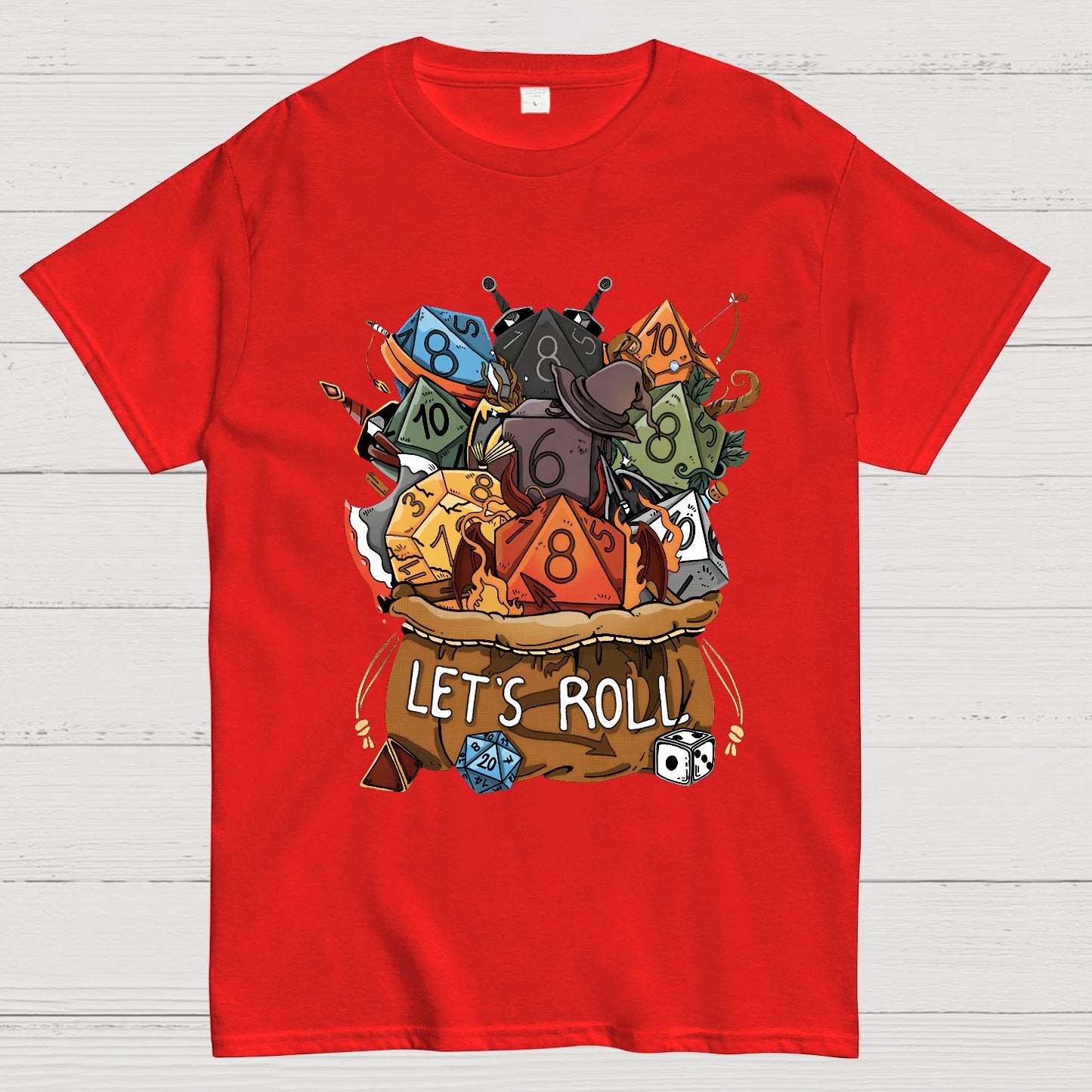 Let's Roll Nerdy T-Shirt