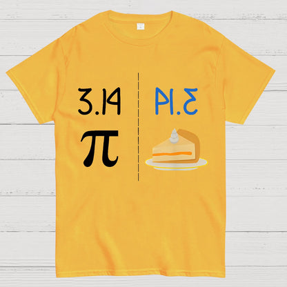 Funny PI Mirror Image Of 3.14 Is PIE Geek T-Shirt