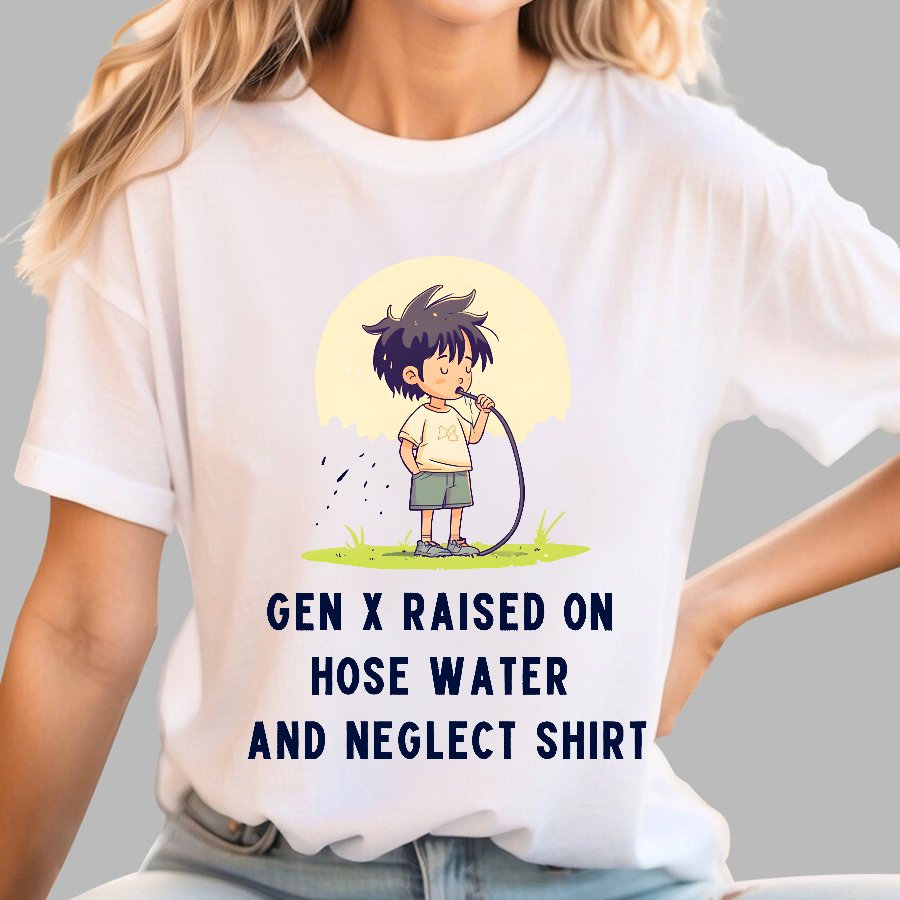 Gen X Raised On Hose Water And Neglect Geek T-Shirt