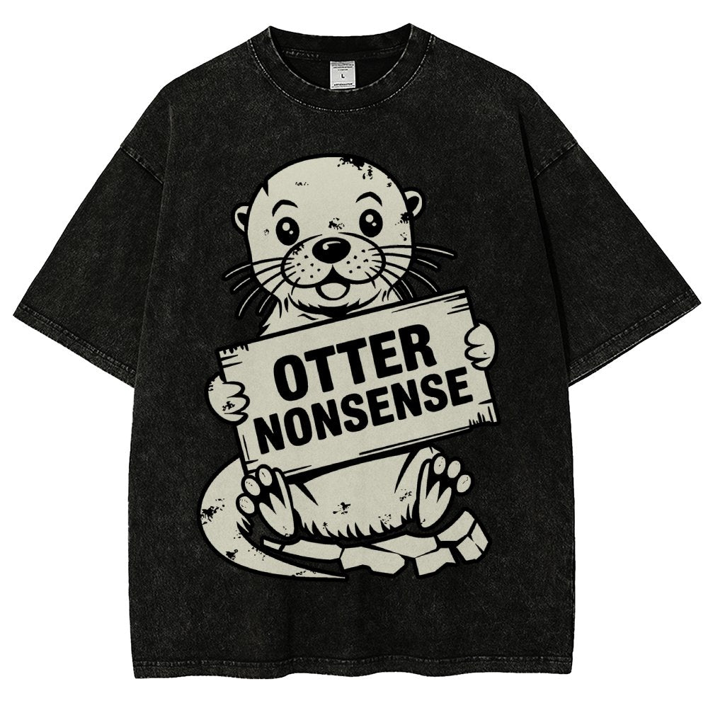 Otterly Nonsensical Vintage Distressed T-shirt