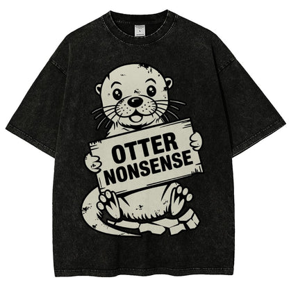 Otterly Nonsensical Vintage Distressed T-shirt