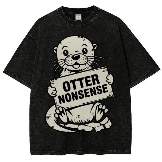Otterly Nonsensical Vintage Distressed T-shirt