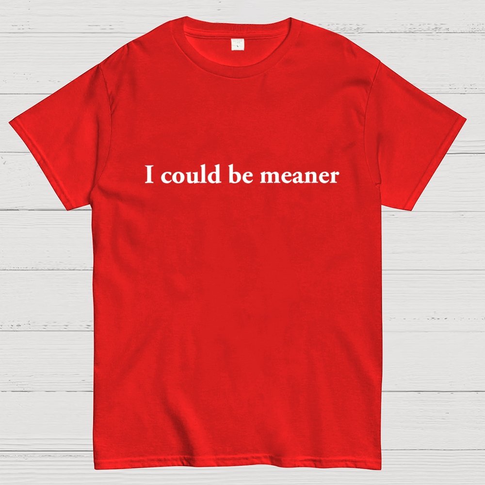 I could be meaner Geek T-Shirt
