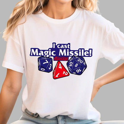 I Cast Magic Missile Geek T-Shirt