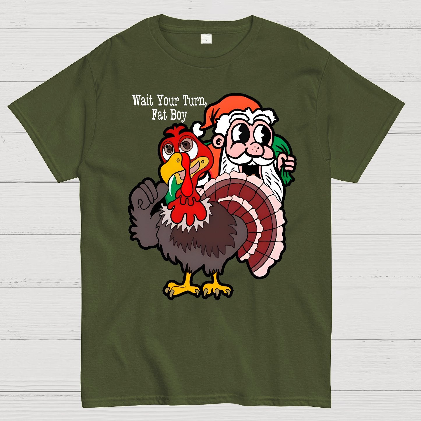 Wait Your Turn, Fat Boy Geek T-Shirt