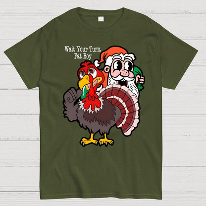 Wait Your Turn, Fat Boy Geek T-Shirt