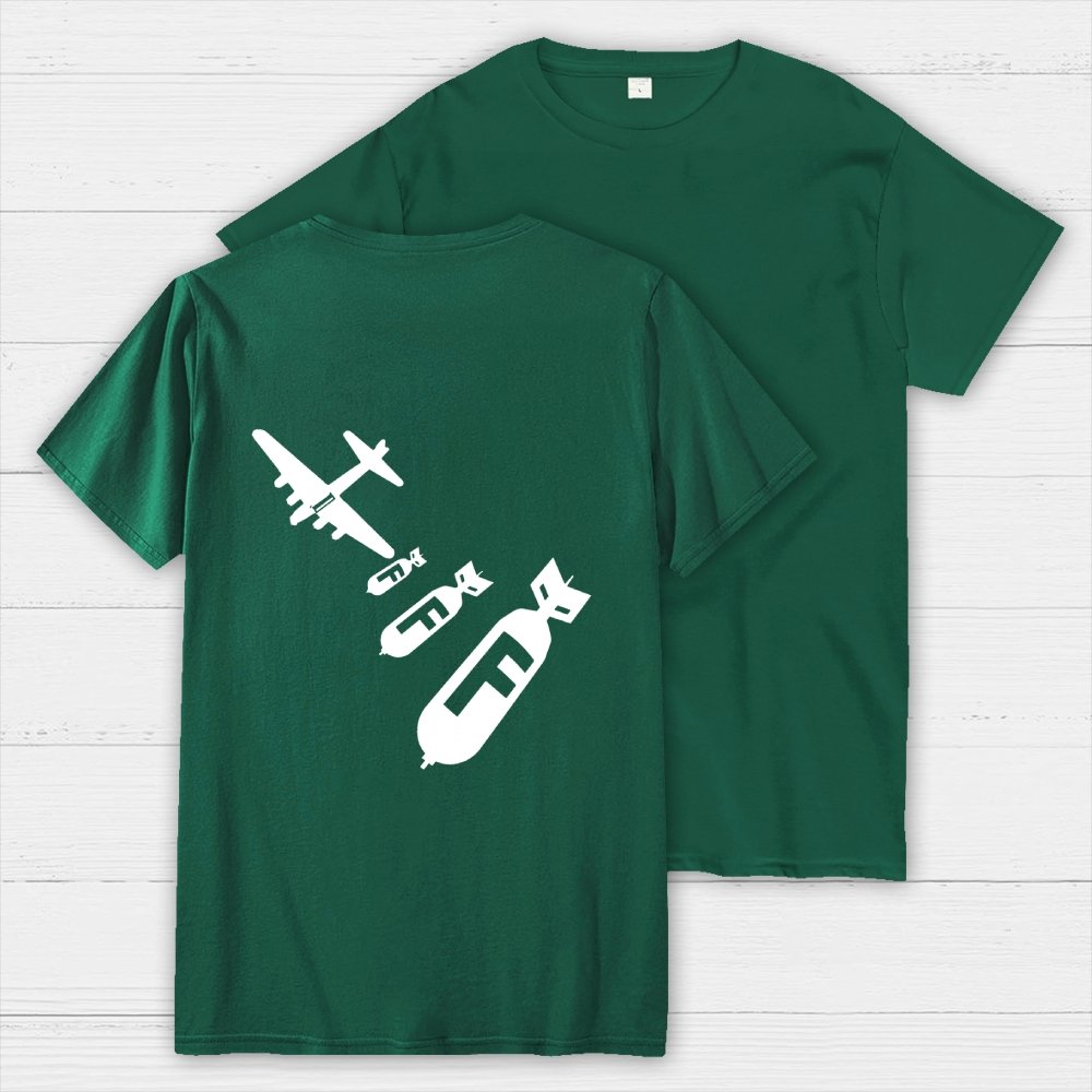 Funny - Dropping F Bombs Front And Back Printing Geek T-Shirt