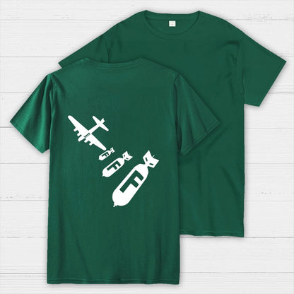 Funny - Dropping F Bombs Front And Back Printing Geek T-Shirt