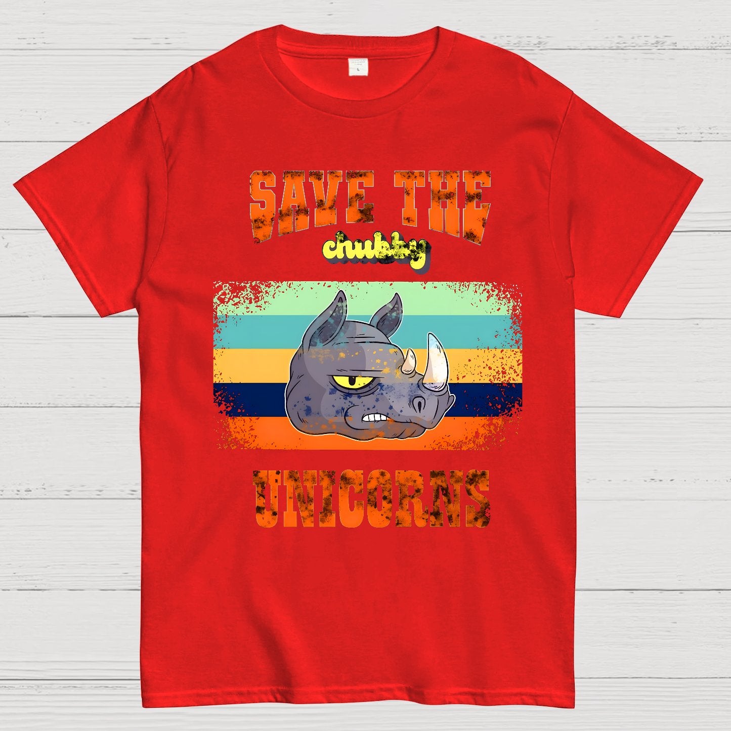 Save the Chubby Unicorns Geek T-Shirt