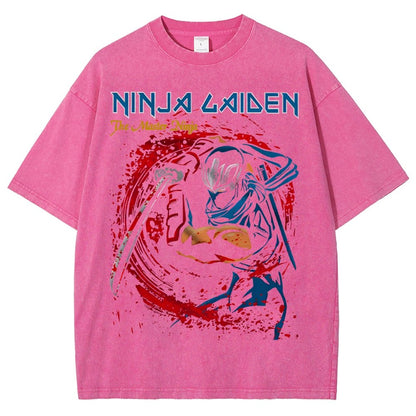 Super Ninja Vintage Distressed T-shirt