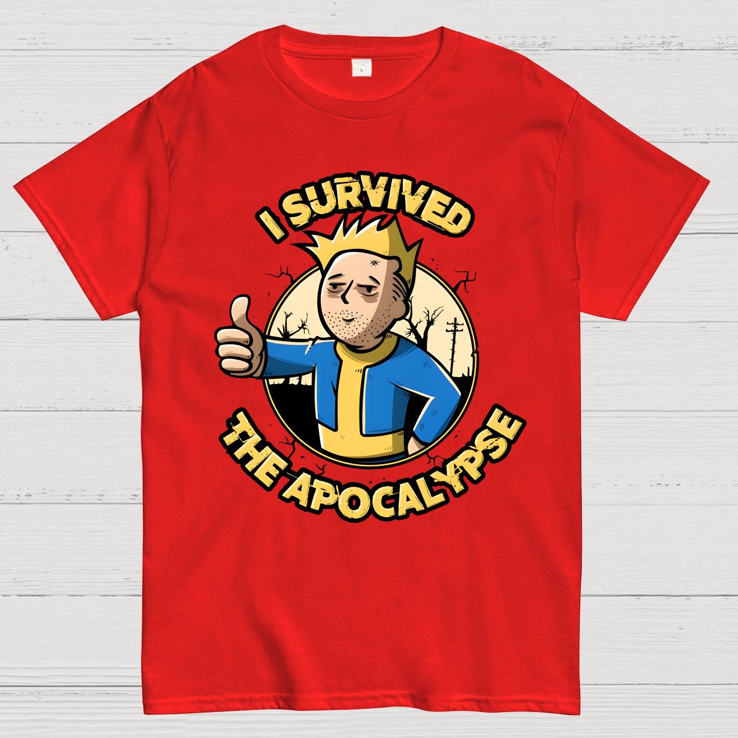 I Survived the Apocalypse Geek T-Shirt