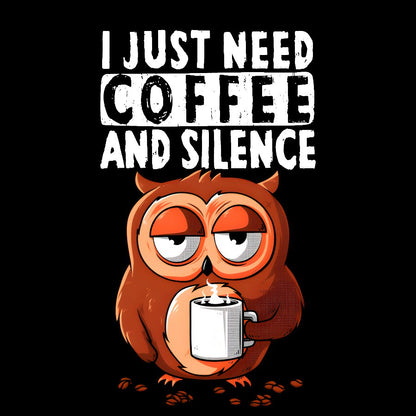 Coffee And Silence Geek T-Shirt