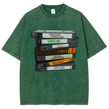 Nostalgic VHS - Action Edition Vintage Distressed T-shirt