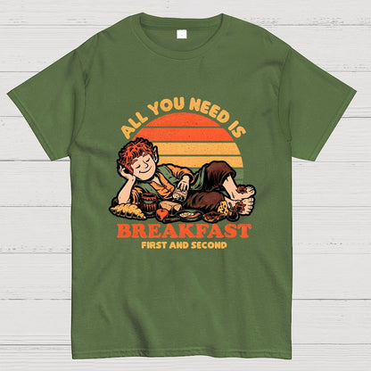 Breakfast Food Movie Geek T-Shirt