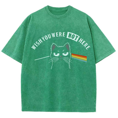 Wish You Were NOT Here Vintage Distressed T-shirt
