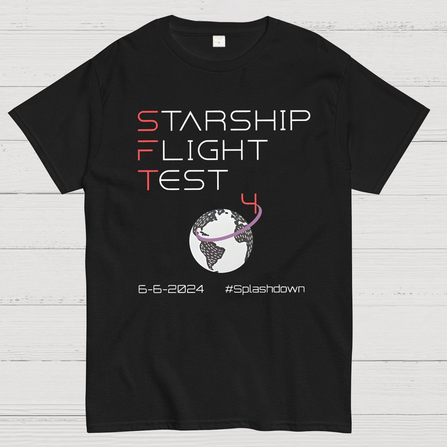 Starship Flight Test Milestone SFT4 Geek T-Shirt