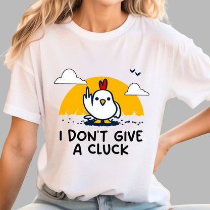 Don’t Give A Cluck Geek T-Shirt
