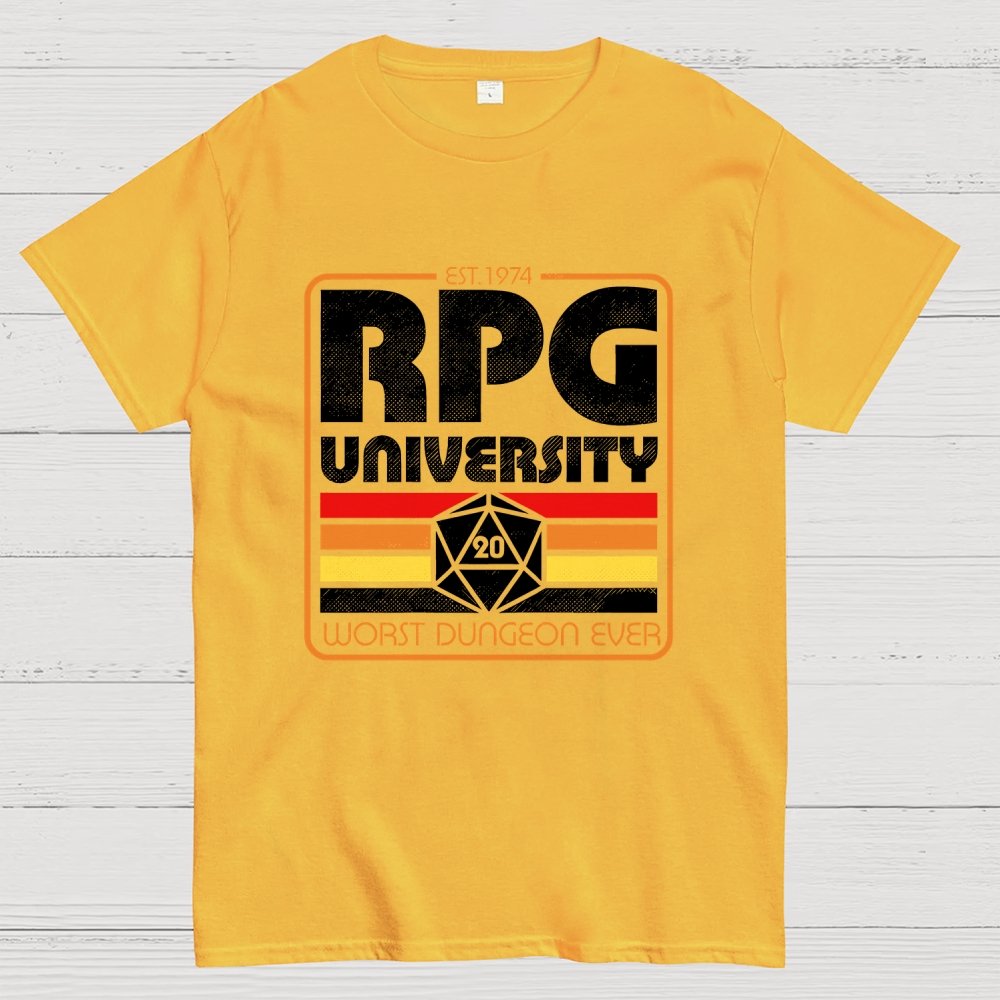 RPG University Vintage Geek T-Shirt