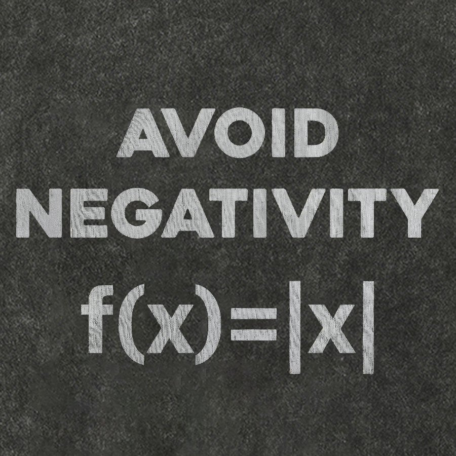 Avoid Negativity Vintage Distressed T-shirt