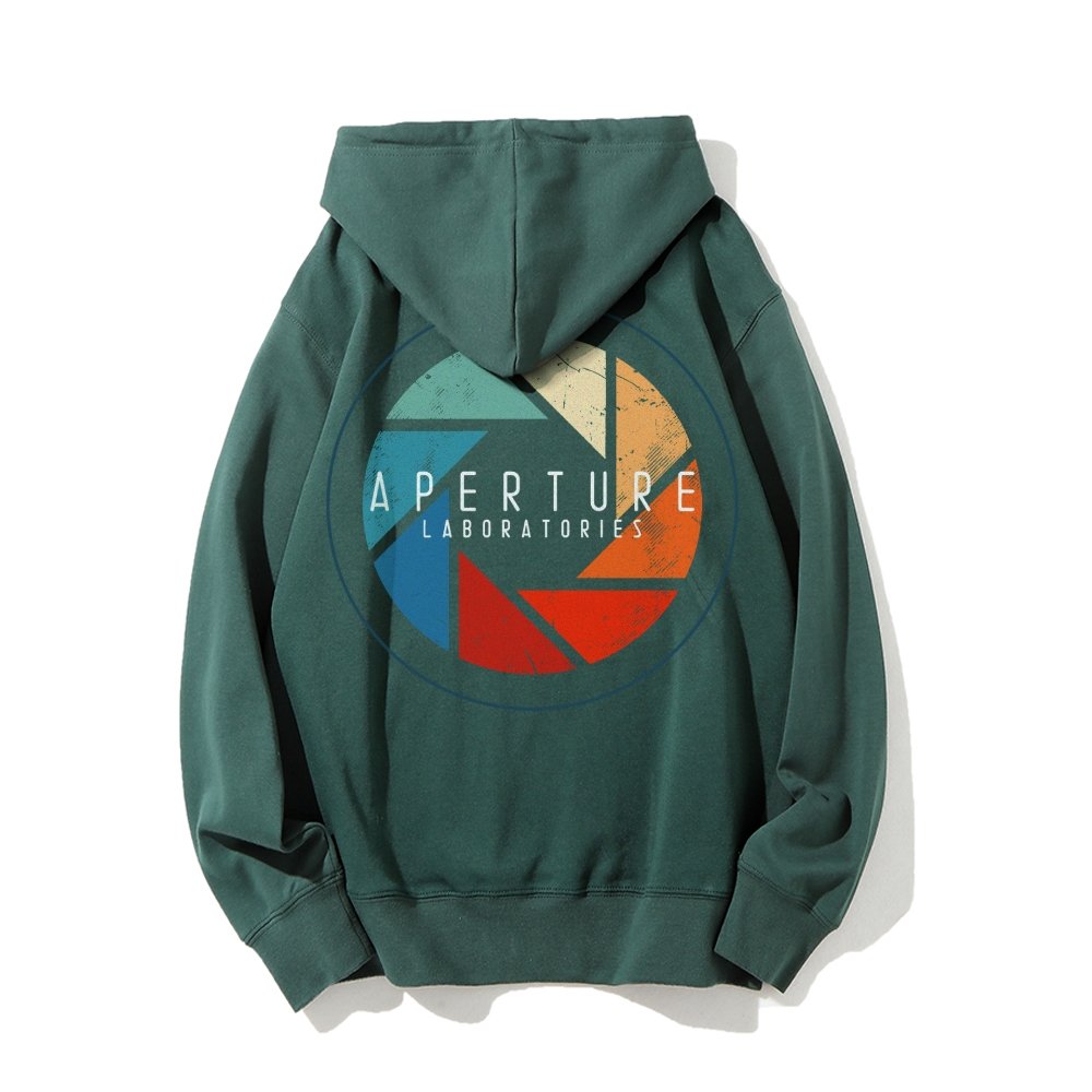 Aperture Printed Back Unisex Cotton Hoodie