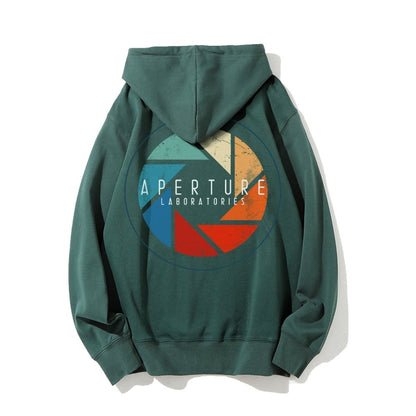 Aperture Printed Back Unisex Cotton Hoodie