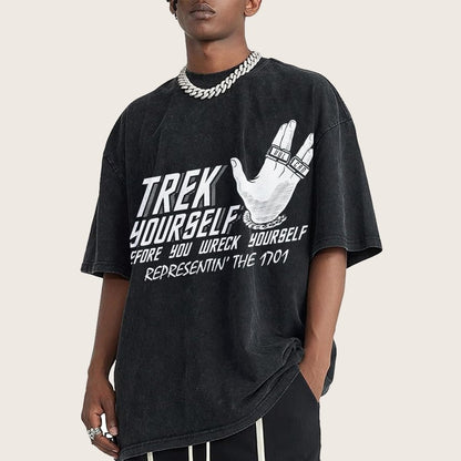 Travel Yourself Vintage Distressed T-shirt