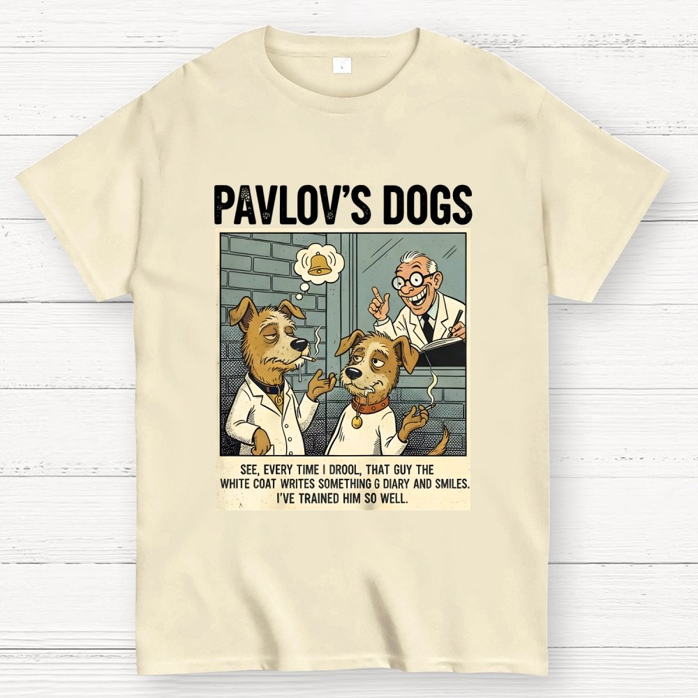 Pavlov's Dogs Art Print Geek T-Shirt