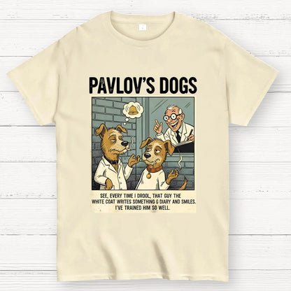 Pavlov's Dogs Art Print Geek T-Shirt