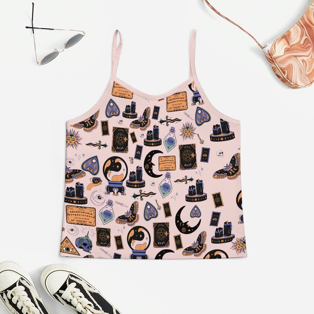 Magic Game Women's Geek Suspender Cami Set