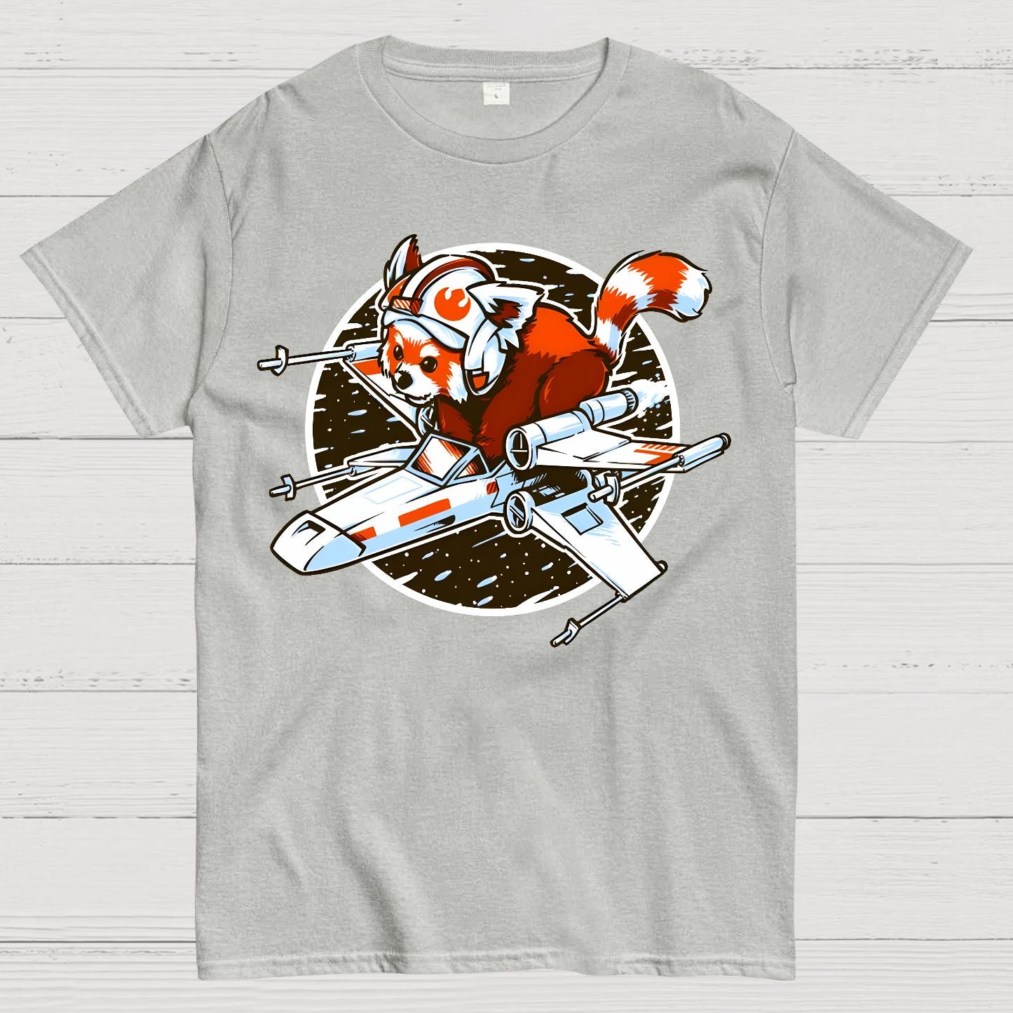 Red panda, Standing By Geek T-Shirt