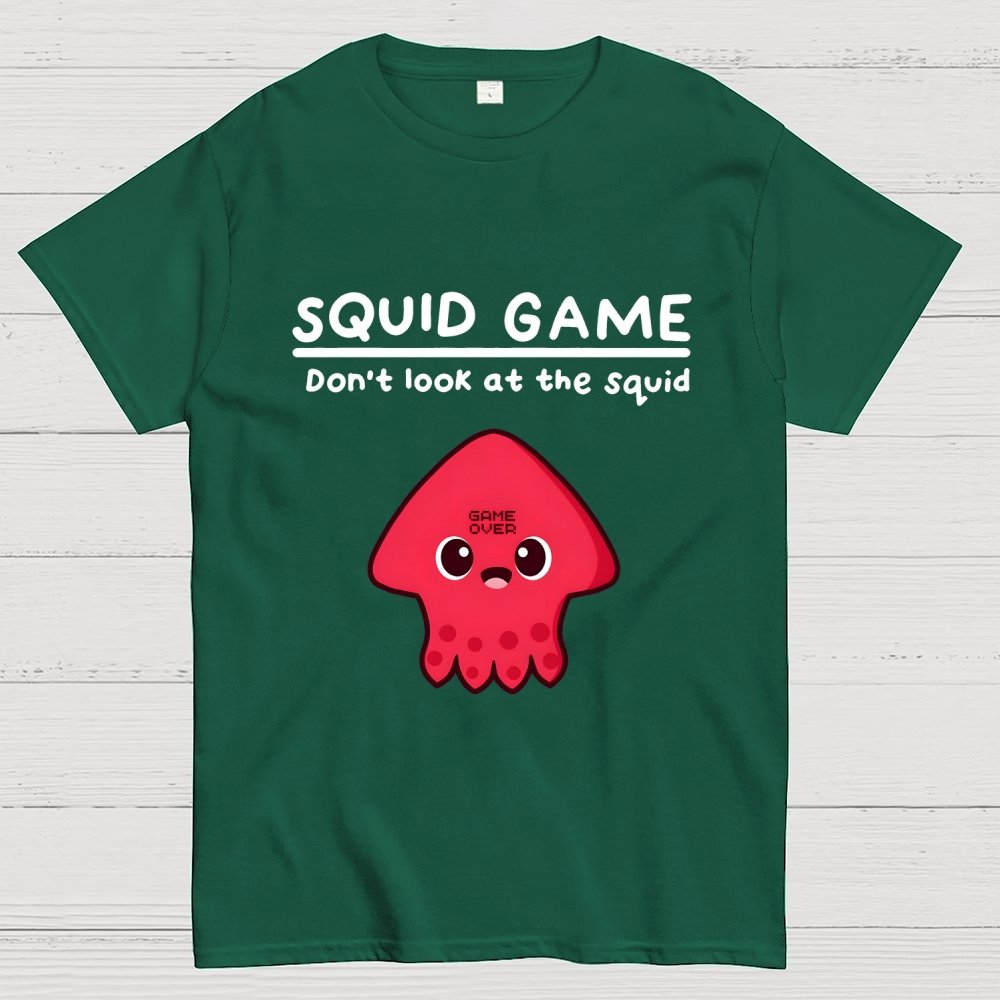 Don't Look At The Squid Geek T-Shirt