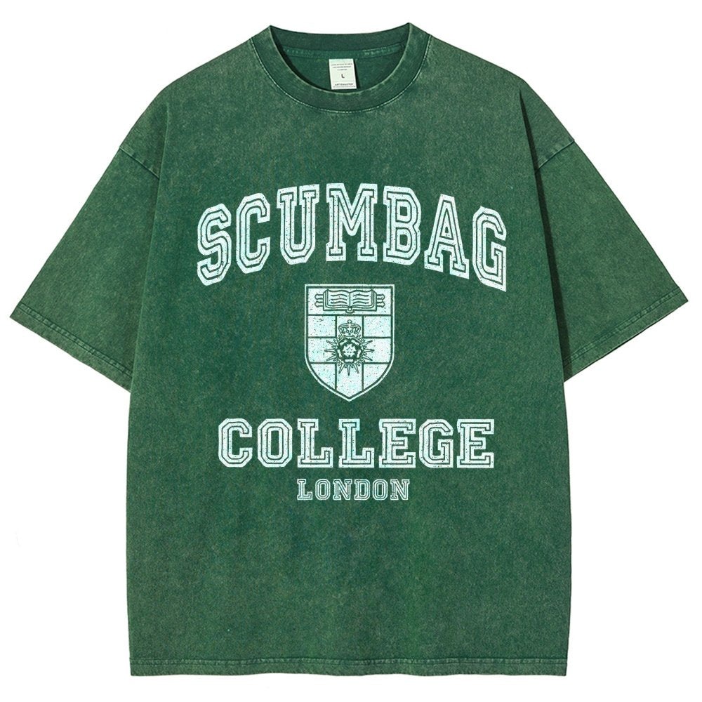 Scumbag College Vintage Distressed T-shirt