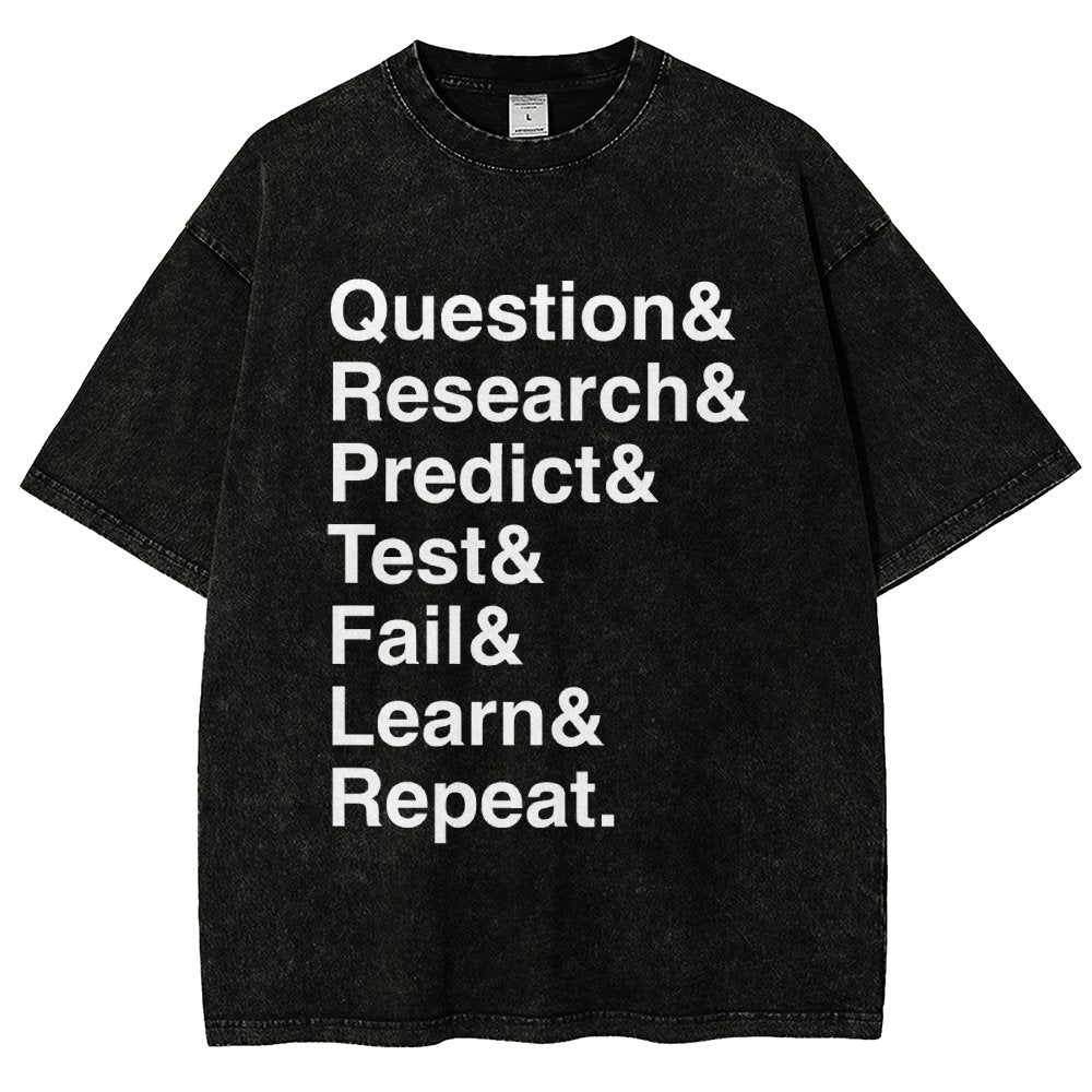 Scientific Method Vintage Distressed T-shirt