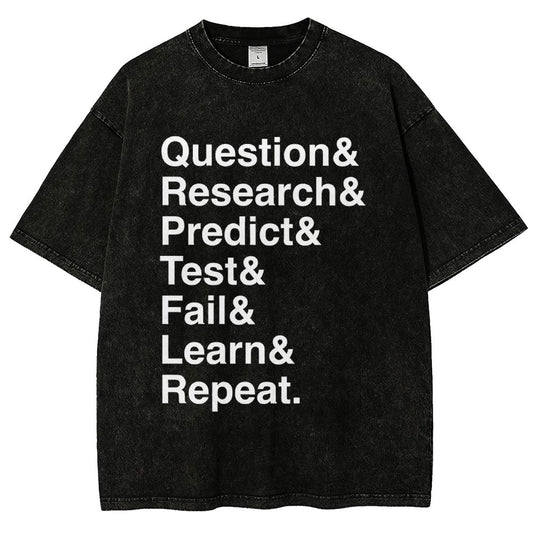 Scientific Method Vintage Distressed T-shirt