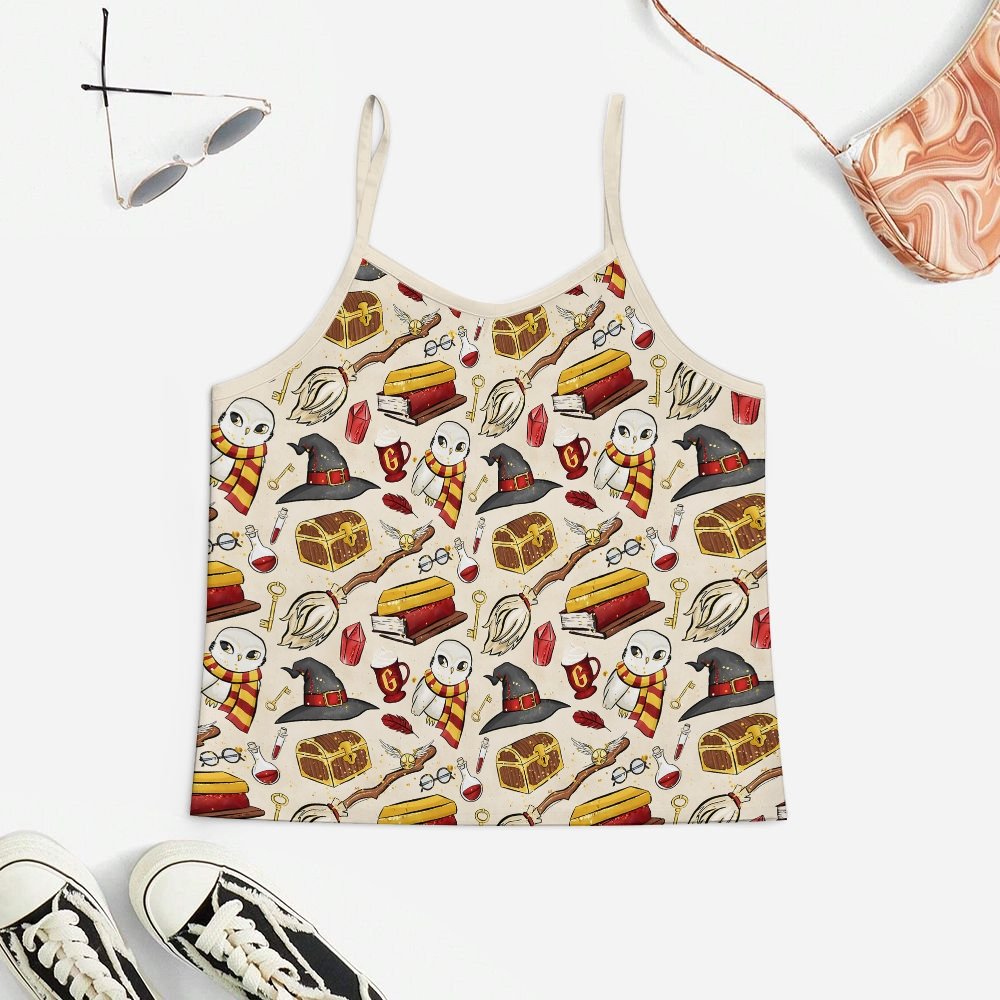 Wise Owl Women's Geek Suspender Cami Set