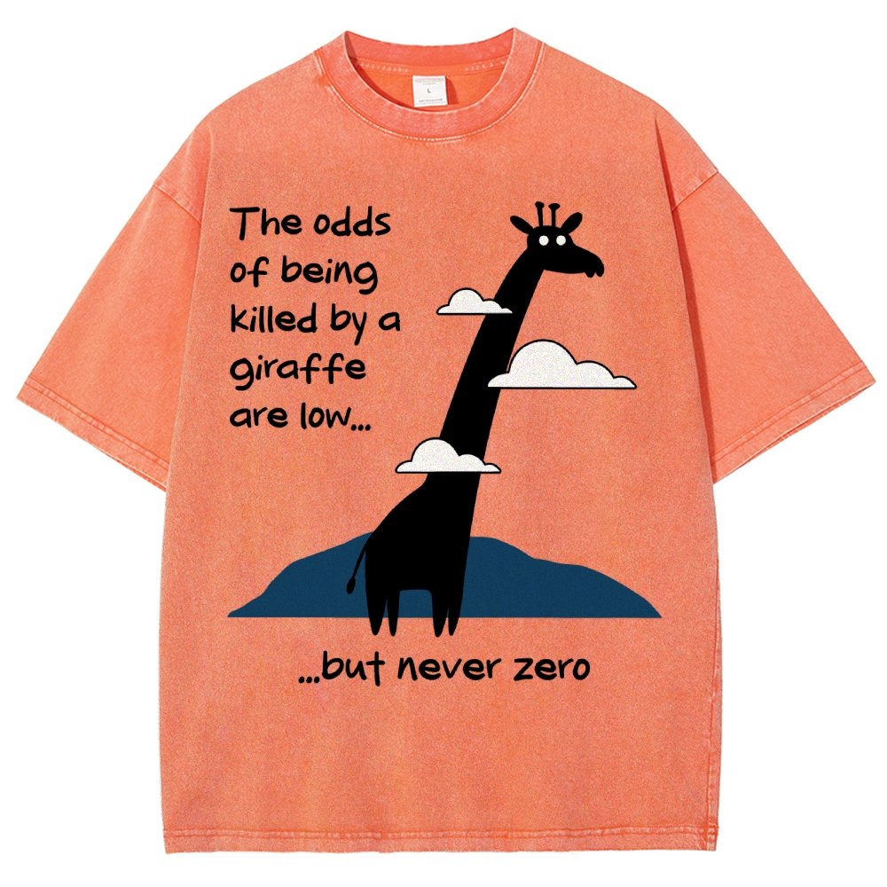 Killer Giraffe Vintage Distressed T-shirt