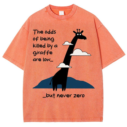 Killer Giraffe Vintage Distressed T-shirt