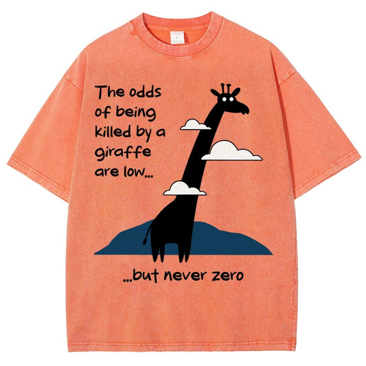 Killer Giraffe Vintage Distressed T-shirt