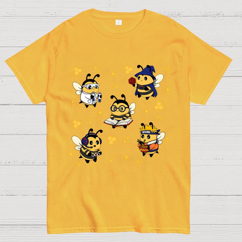 Nerdy Bees Squad Geek T-Shirt