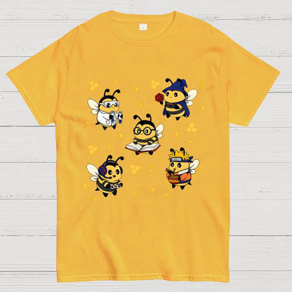 Nerdy Bees Squad Geek T-Shirt