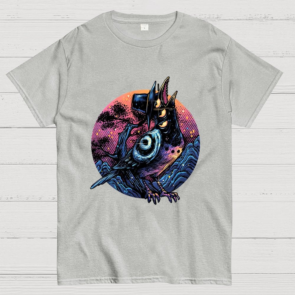 Crow from the underworld Unisex Geek T-Shirt