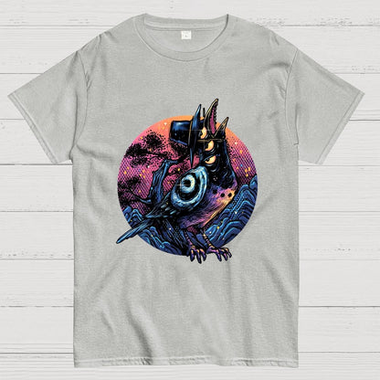 Crow from the underworld Unisex Geek T-Shirt