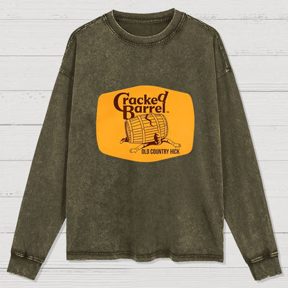 Cracked Barrel Old Country Hick Washed Long Sleeve Tee