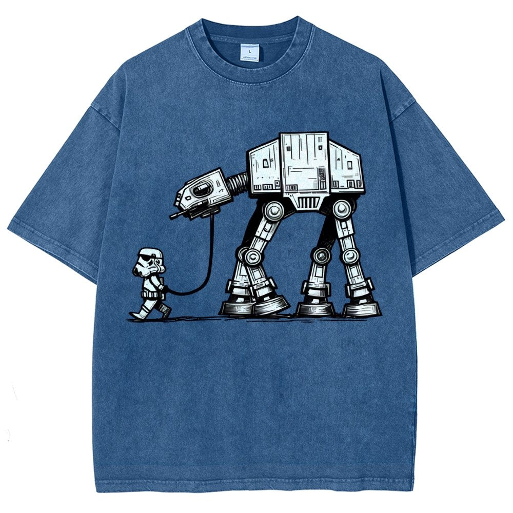 Empire Robot Dog - Galactic Skirmishes Vintage Distressed T-shirt