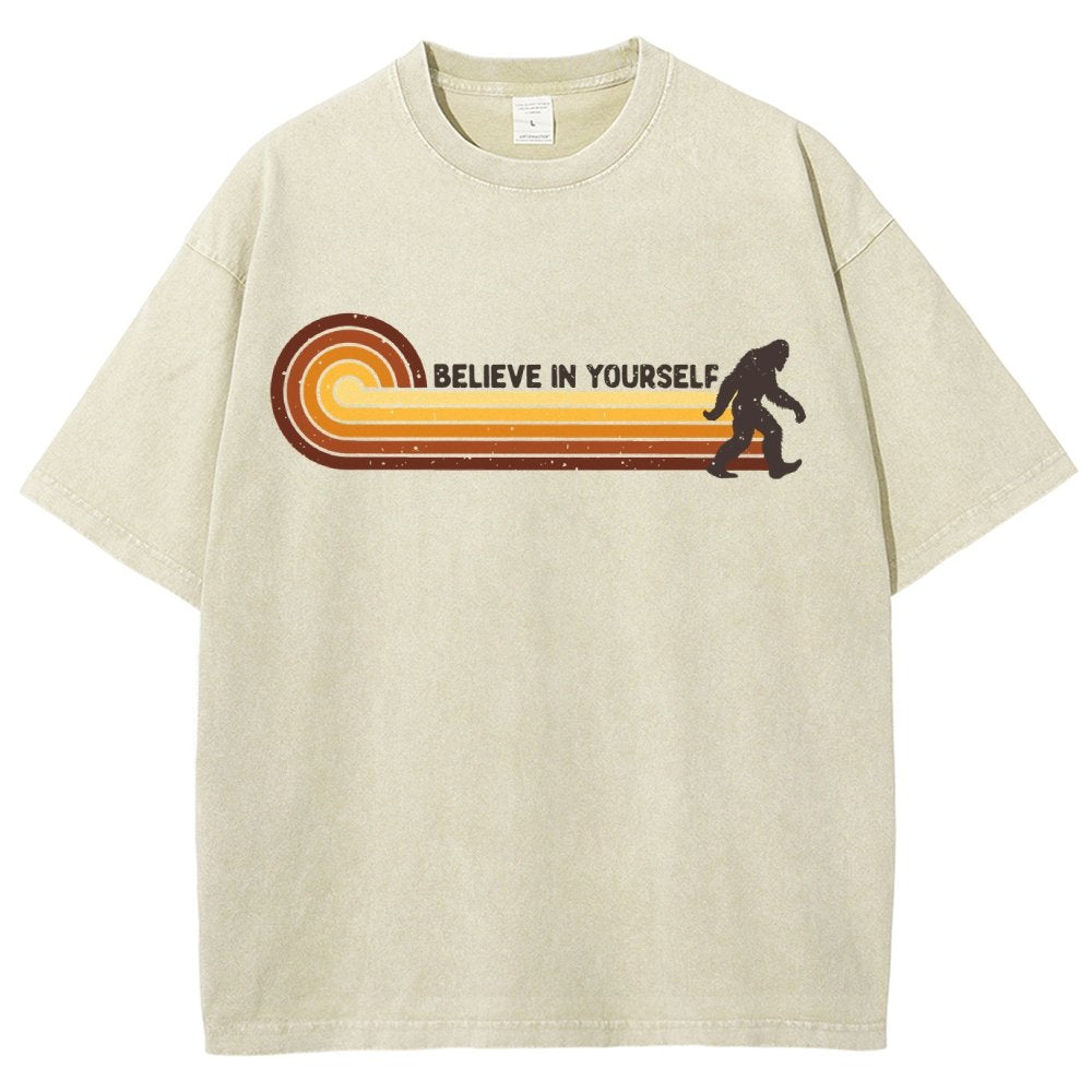 Vintage Creature BELIEVE IN YOURSELF Vintage Distressed T-shirt