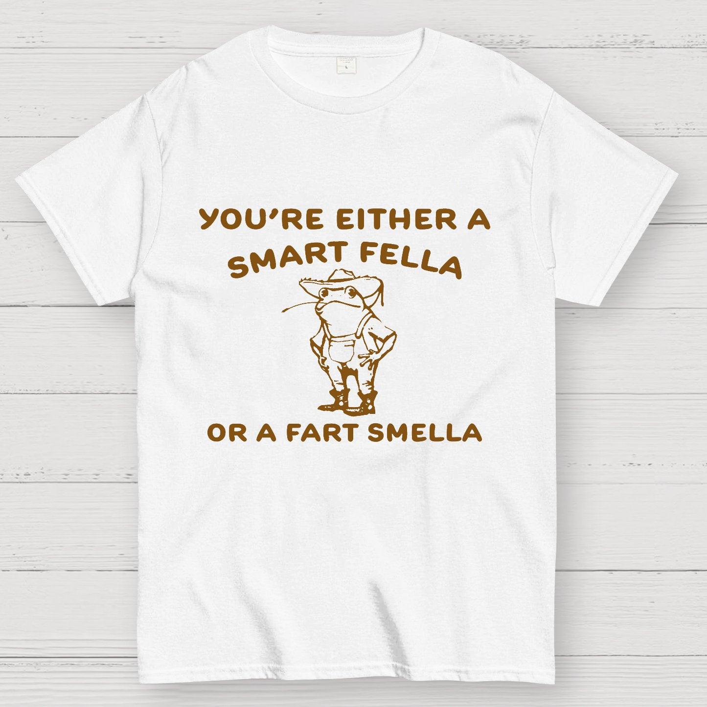 Are You A Smart Fella Or Fart Smella? Geek T-Shirt