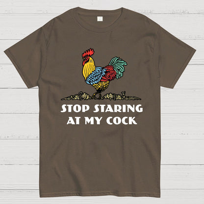 Stop Staring at My Cock Geek T-Shirt