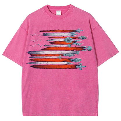 Vintage Sci-Flyers Vintage Distressed T-shirt